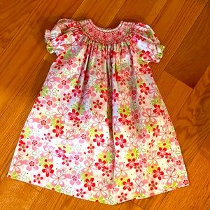 Be mine smocked dress 4T